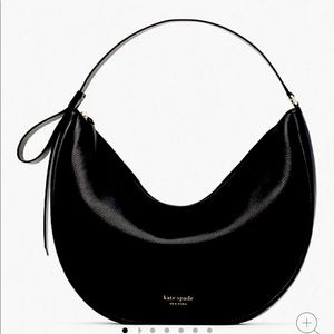 Kate Spade Black Leather Smile Tote
